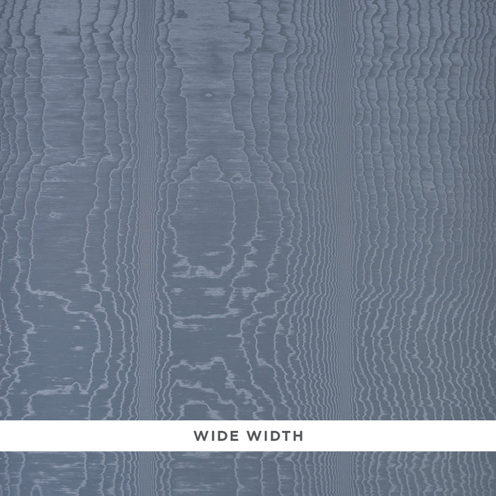 Schumacher Moire Wallcovering Ocean Wallpaper 5009672