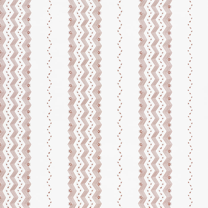 Schumacher Nauset Stripe Sienna Wallpaper 5009743