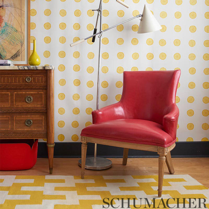 Schumacher Lemonade Lemon Wallpaper 5009820