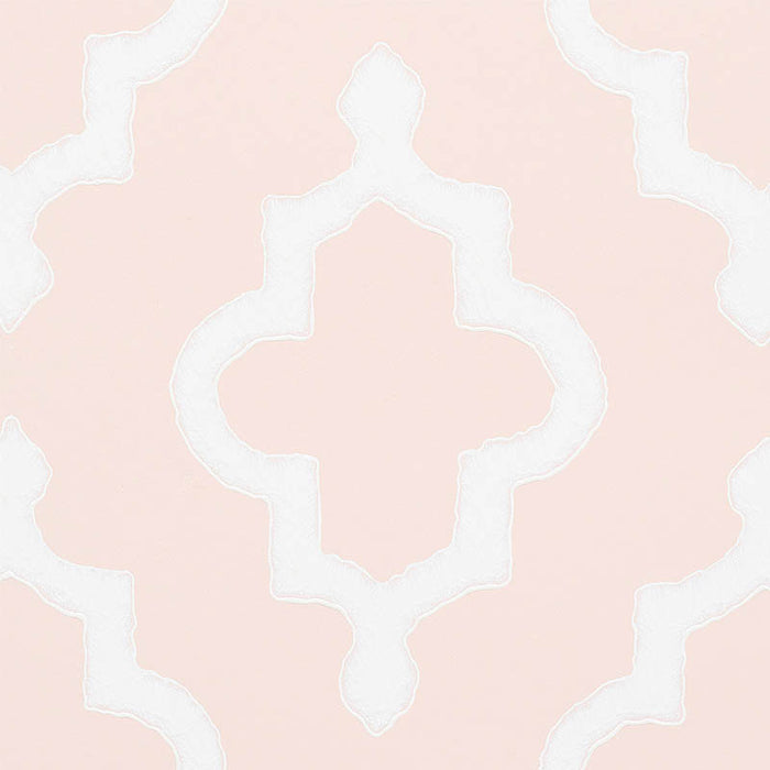 Schumacher Jake Quiet Pink Wallpaper 5009861