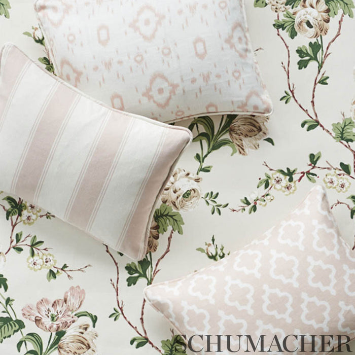 Schumacher Betty Quiet Pink Wallpaper 5009870