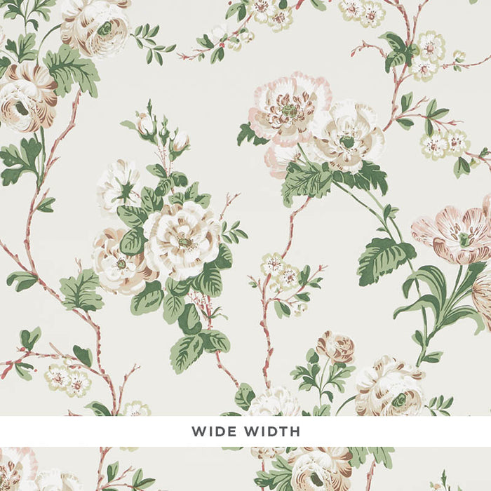 Schumacher Betty Quiet Pink Wallpaper 5009870