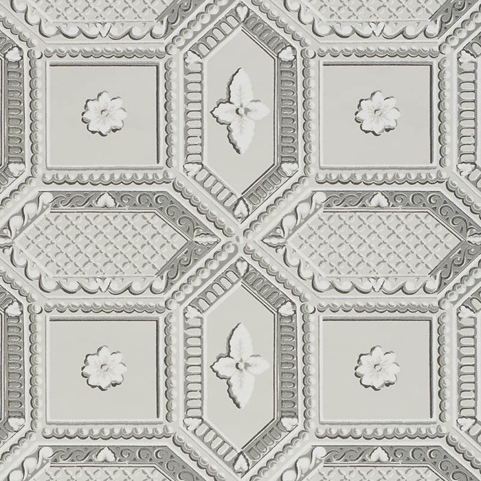 Schumacher Lacunaria Dove Wallpaper 5009900