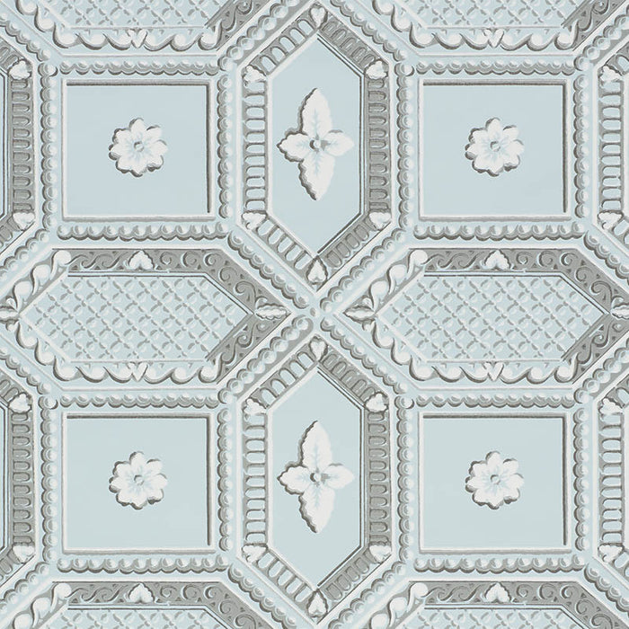 Schumacher Lacunaria Sky Wallpaper 5009902