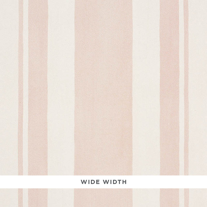 Schumacher Villa Stripe Blush Wallpaper 5009923