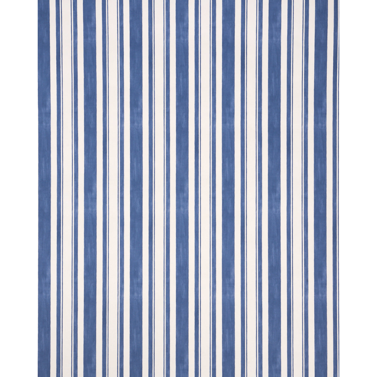 Schumacher Villa Stripe Navy Wallpaper 5009925