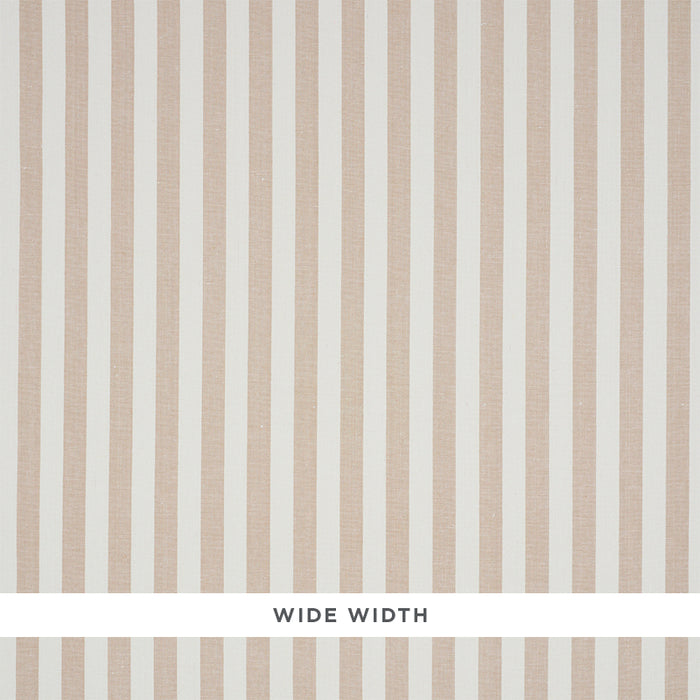 Schumacher Linen Stripe Sand Wallpaper 5010251