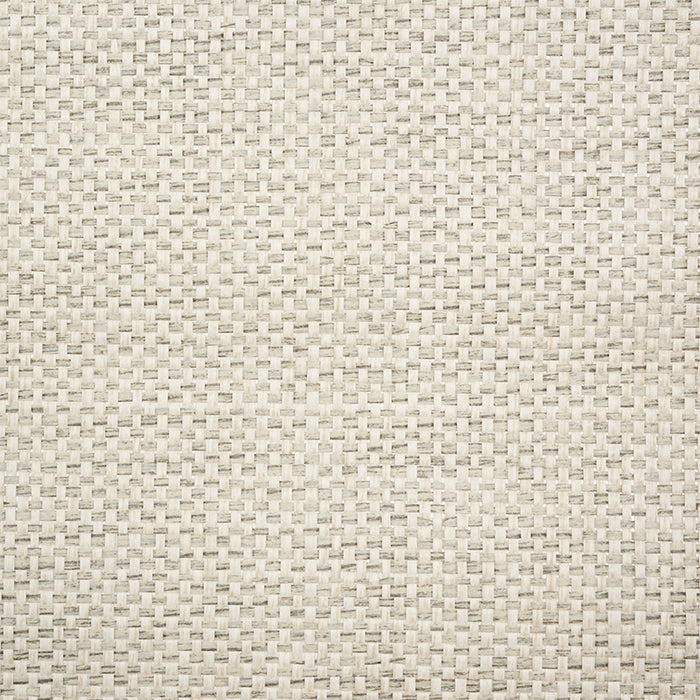 Schumacher Tonal Paperweave Limestone Wallpaper 5010292