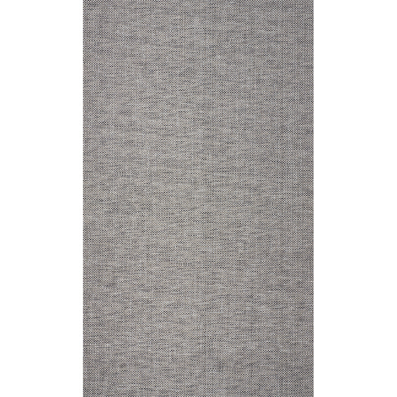 Schumacher Metal Paperweave Charcoal Wallpaper 5010310