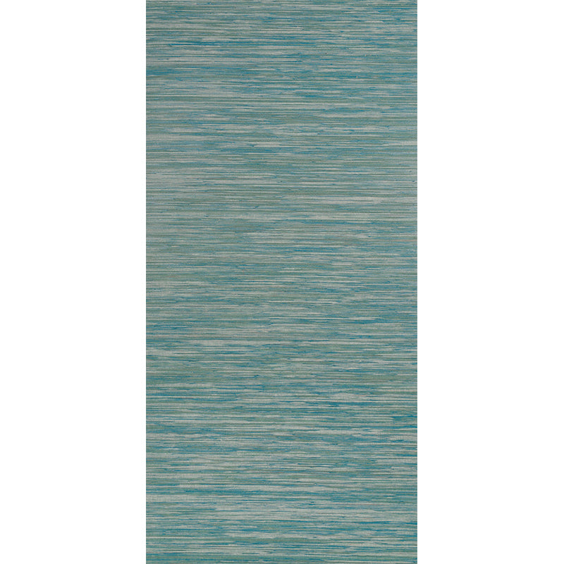 Schumacher Dyed Raffia Blue Wallpaper 5010341