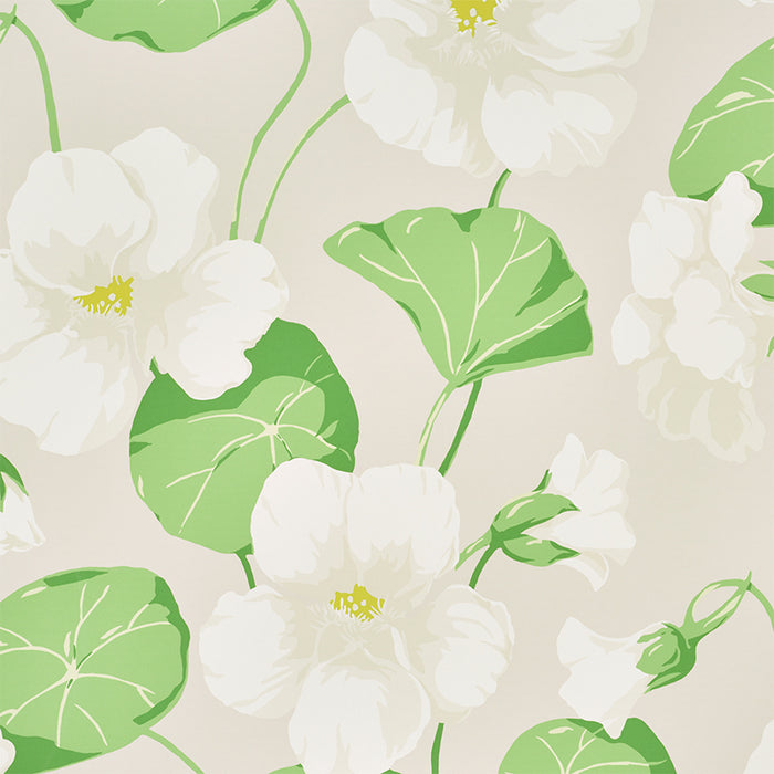 Schumacher Nasturtium Stone Wallpaper 5010472