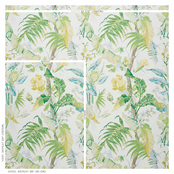 Schumacher Tropique Citron Wallpaper 5010480