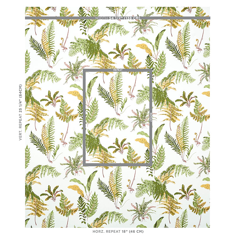 Schumacher Les Fougeres Spring Wallpaper 5010661