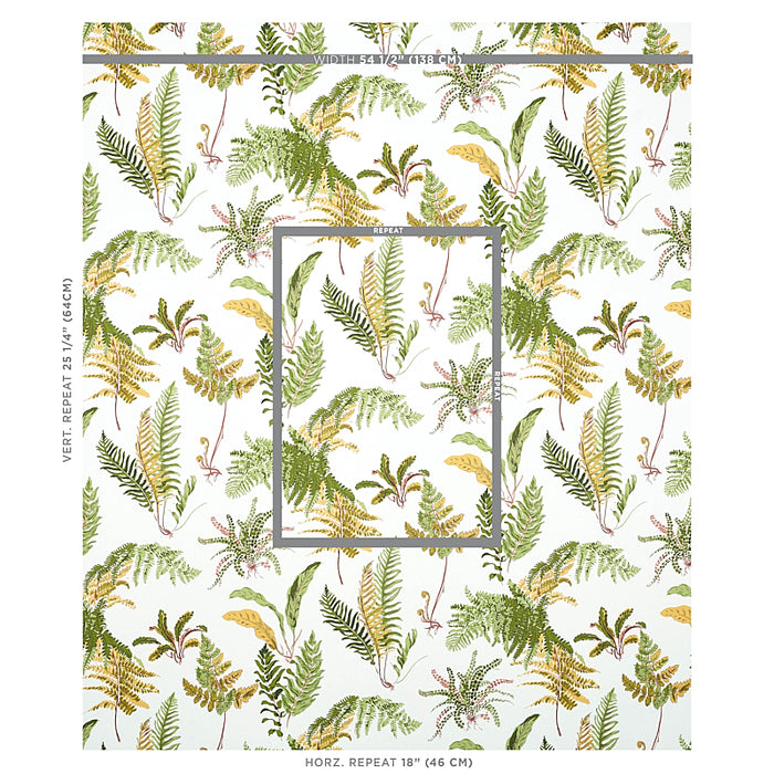 Schumacher Les Fougeres Spring Wallpaper 5010661