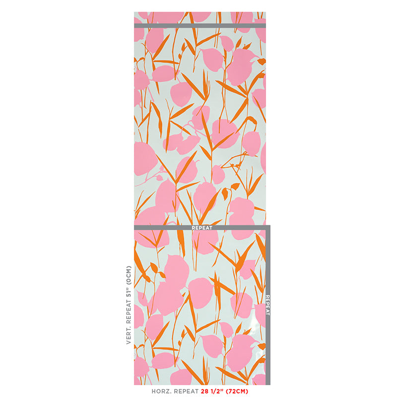 Schumacher Joan Pink Wallpaper 5010781