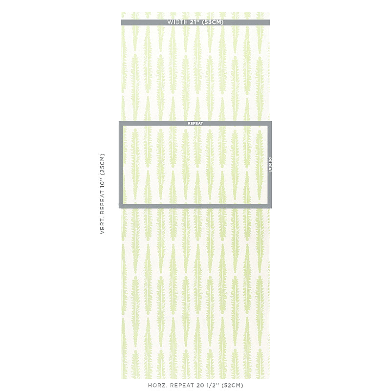 Schumacher Fern Sage Wallpaper 5011111