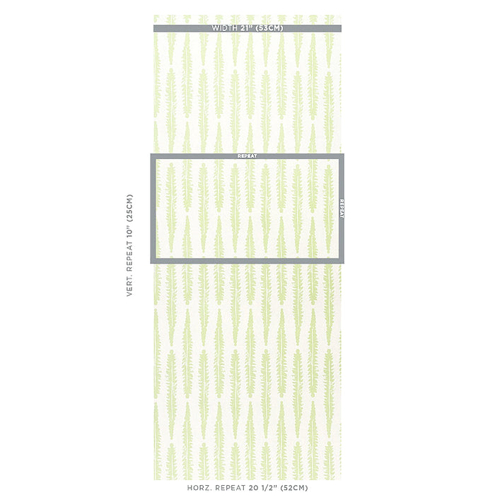 Schumacher Fern Sage Wallpaper 5011111