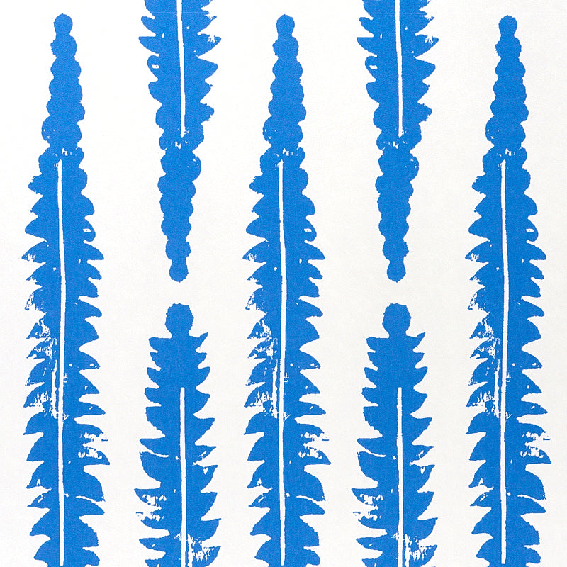 Schumacher Fern Blue Wallpaper 5011113