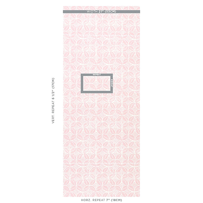 Schumacher Coffee Bean Pink Wallpaper 5011140