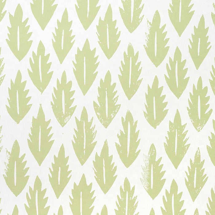 Schumacher Leaf Grass Green Wallpaper 5011150