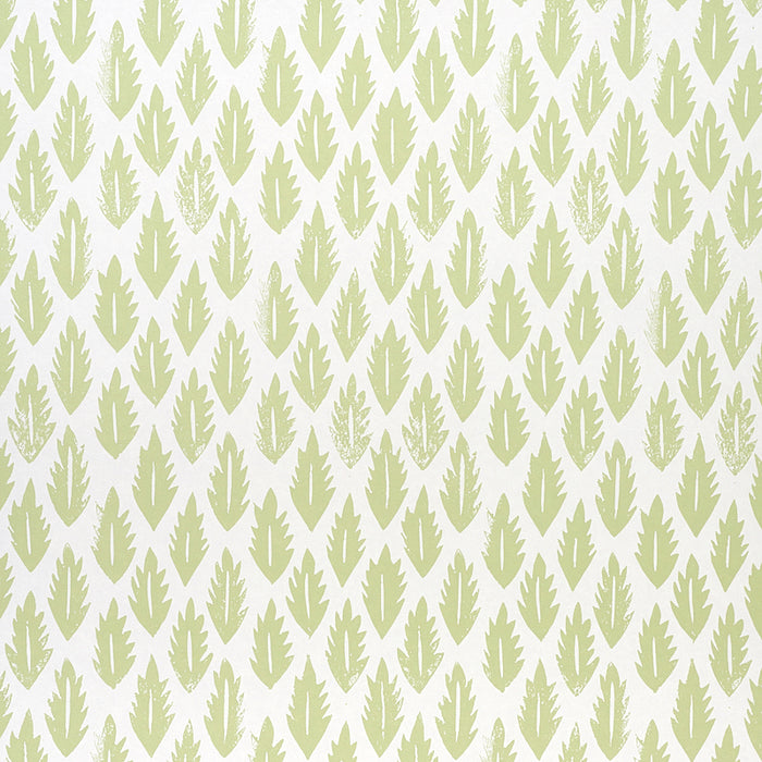 Schumacher Leaf Grass Green Wallpaper 5011150