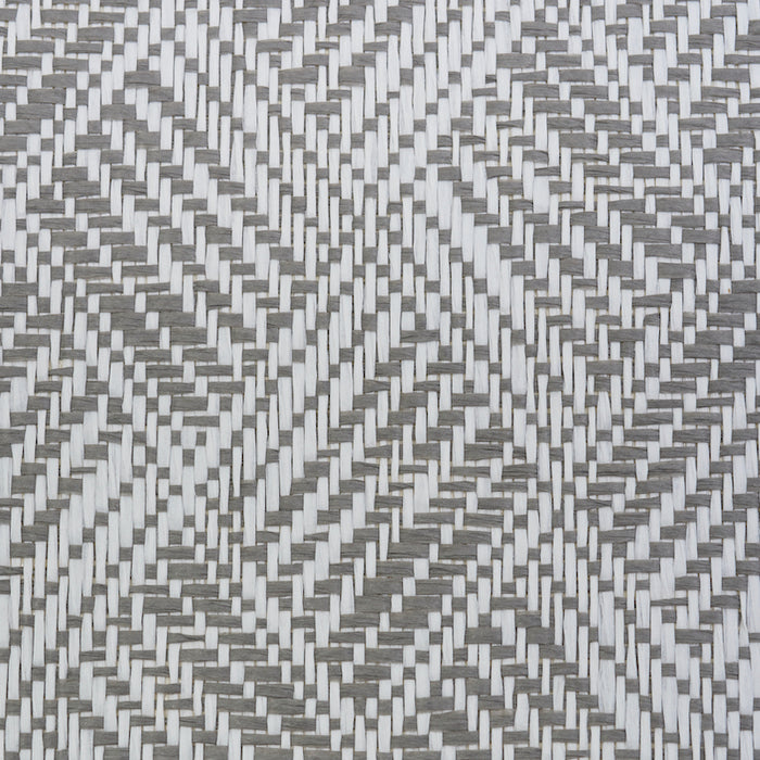 Schumacher Ashberg Paperweave Grey Wallpaper 5011260