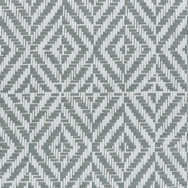 Schumacher Jubilee Paperweave Grey Wallpaper 5011271