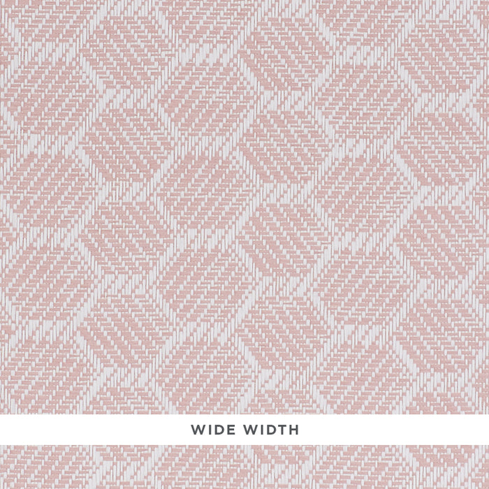 Schumacher Abaco Paperweave Blush Wallpaper 5011280