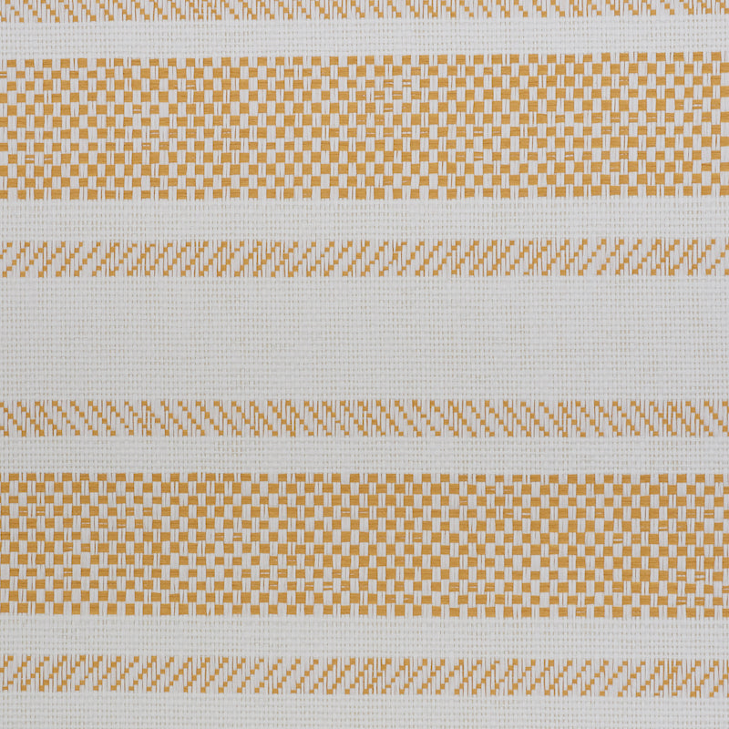 Schumacher Oxnard Paperweave Yellow Wallpaper 5011301