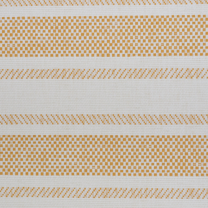 Schumacher Oxnard Paperweave Yellow Wallpaper 5011301