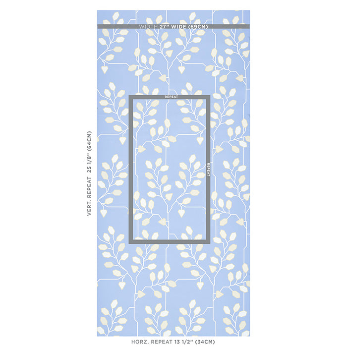 Schumacher Tumble Weed Bluebell Wallpaper 5011422