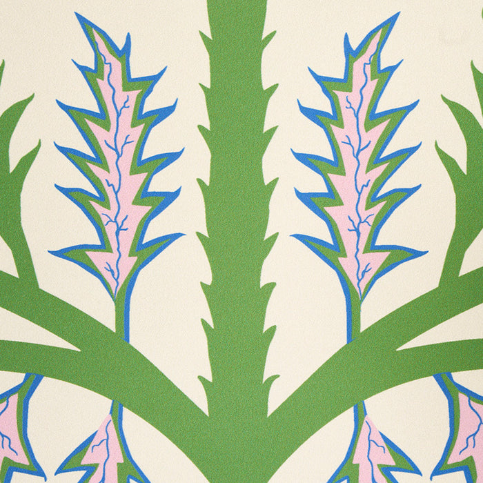 Schumacher Thistle Ivory Wallpaper 5011430