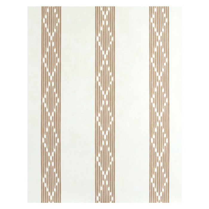 Schumacher Sequoia Stripe Brown Wallpaper 5011530