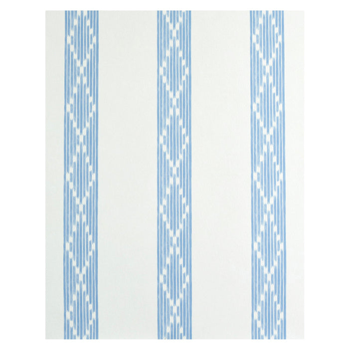 Schumacher Sequoia Stripe Blue Wallpaper 5011532