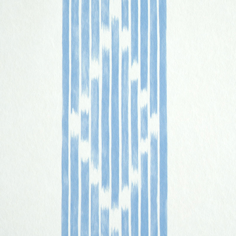 Schumacher Sequoia Stripe Blue Wallpaper 5011532