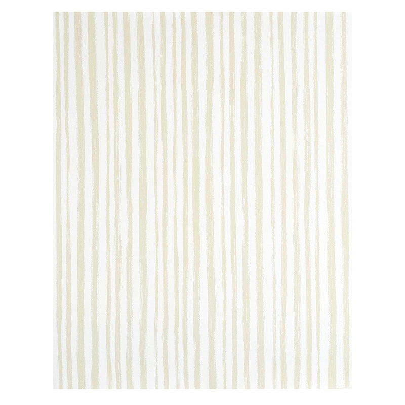 Schumacher Sketched Stripe Natural Wallpaper 5011540