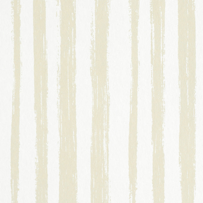 Schumacher Sketched Stripe Natural Wallpaper 5011540