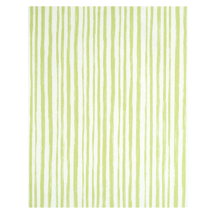 Schumacher Sketched Stripe Green Wallpaper 5011542