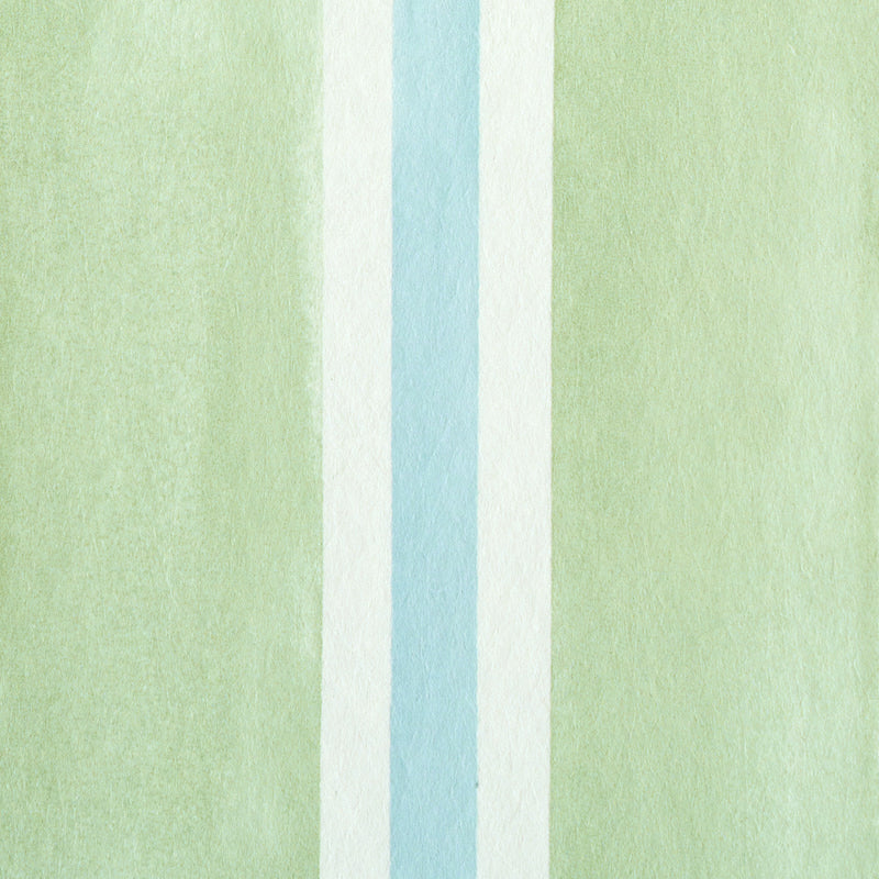 Schumacher Watercolor Stripe Leaf Wallpaper 5011570