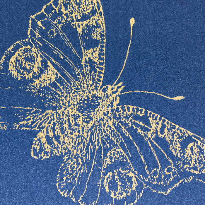 Schumacher Burnell Butterfly Blue Wallpaper 5011741