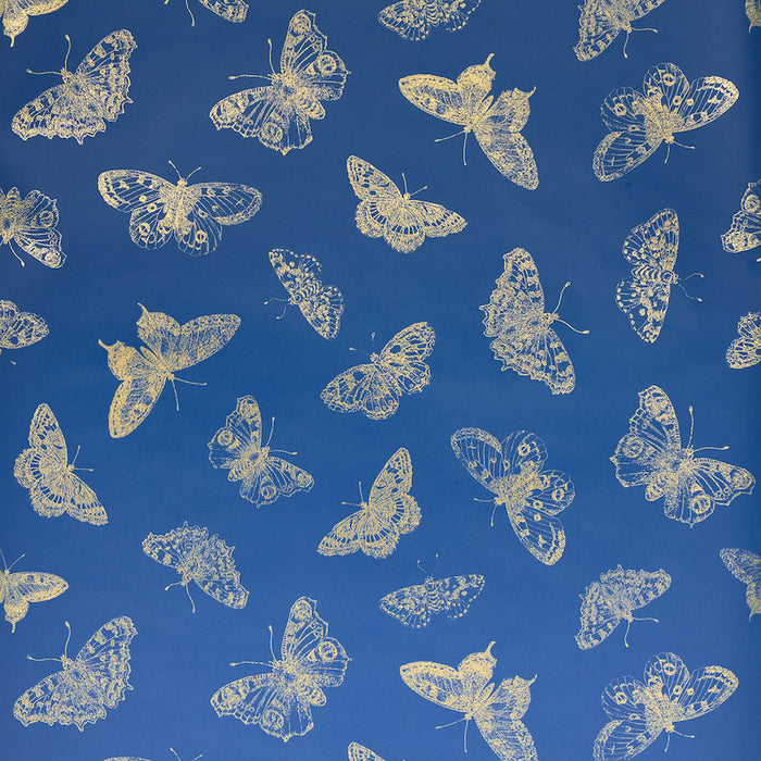 Schumacher Burnell Butterfly Blue Wallpaper 5011741