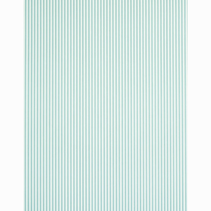 Schumacher Edwin Stripe Narrow Seaglass Wallpaper 5011863