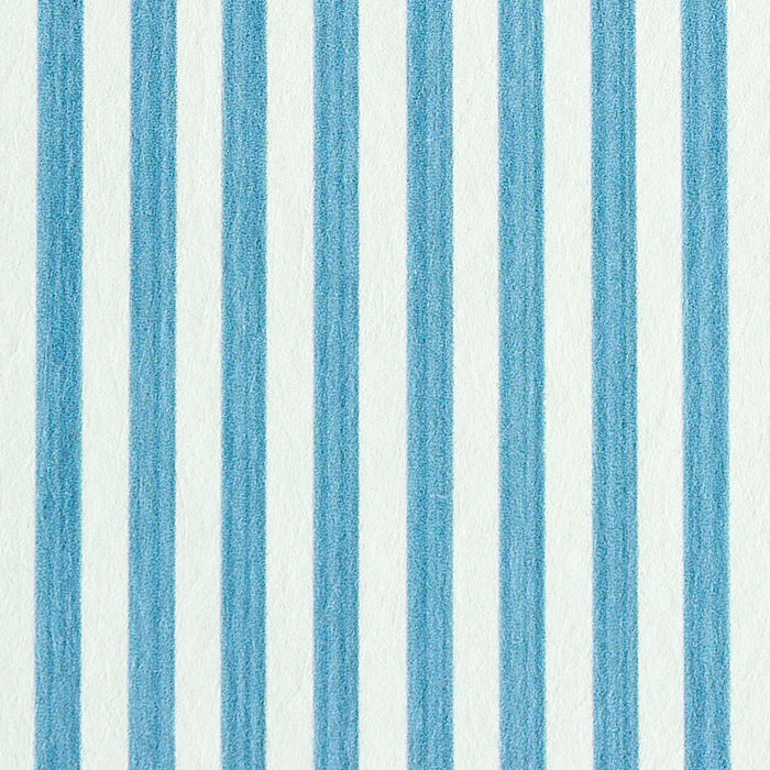 Schumacher Edwin Stripe Narrow Ocean Wallpaper 5011864