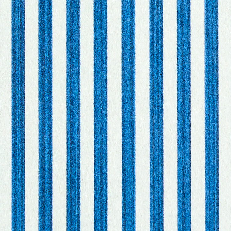 Schumacher Edwin Stripe Narrow Navy Wallpaper 5011867