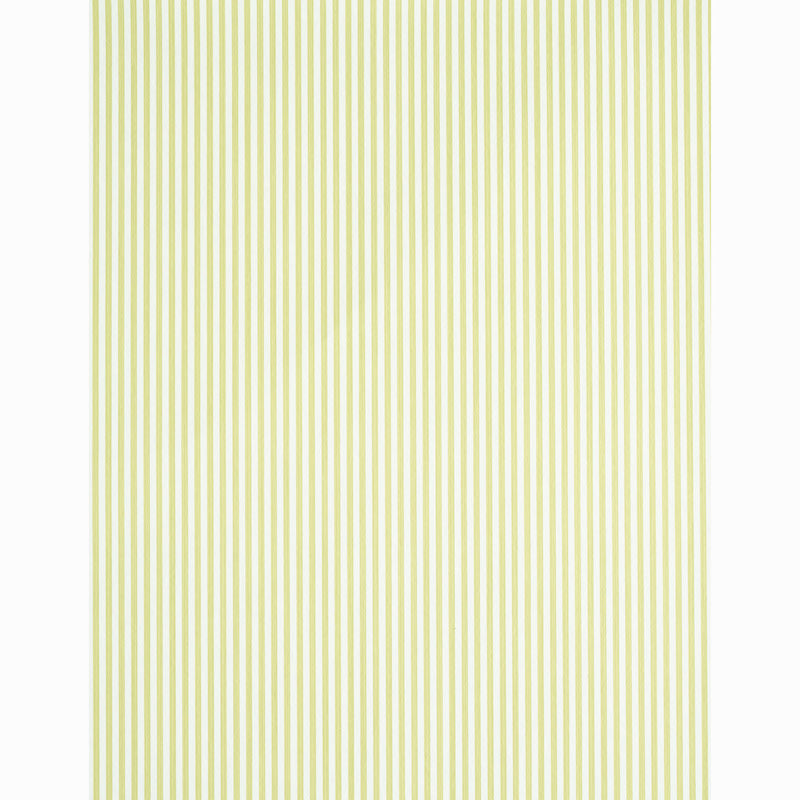 Schumacher Edwin Stripe Narrow Citron Wallpaper 5011868