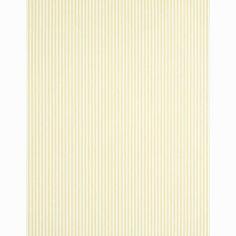 Schumacher Edwin Stripe Narrow Buttercup Wallpaper 5011870