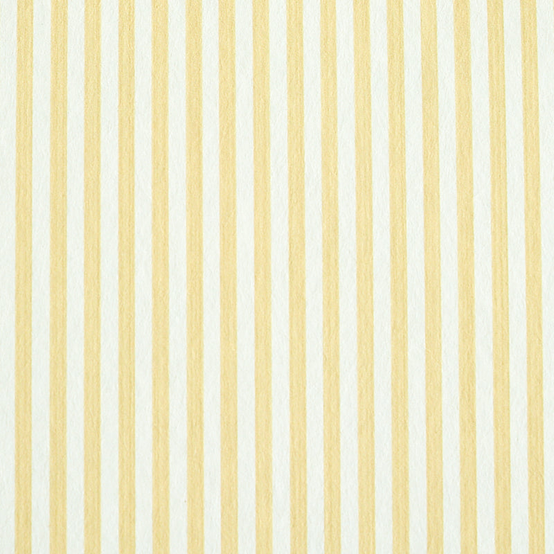 Schumacher Edwin Stripe Narrow Buttercup Wallpaper 5011870