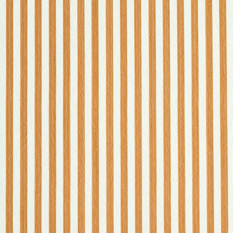 Schumacher Edwin Stripe Narrow Butternut Wallpaper 5011873