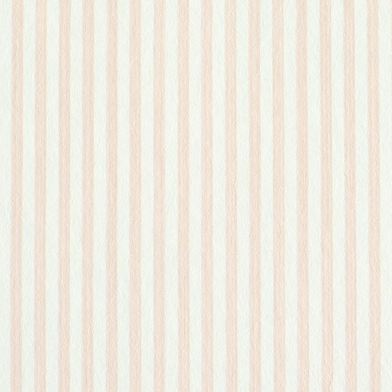 Schumacher Edwin Stripe Narrow Blush Wallpaper 5011874