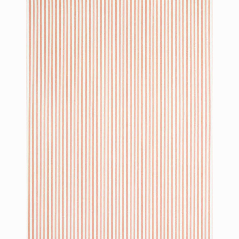 Schumacher Edwin Stripe Narrow Pink Wallpaper 5011875